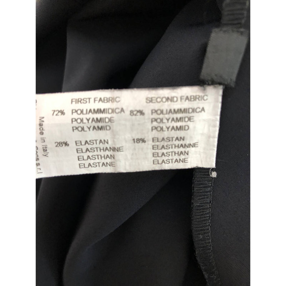 Chiara Boni Lace Illusion Gown Black  L 48 - Picture 15 of 16